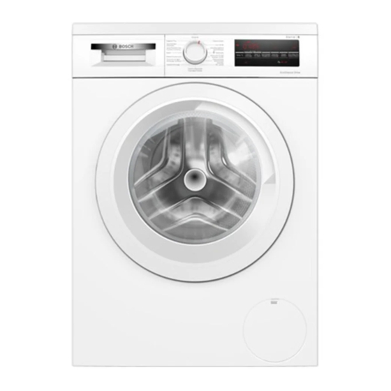 Bosch WUU24T63ES Manual De Usuario E Instrucciones De Montaje
