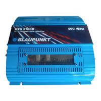 Blaupunkt GTA 2100B Manual De Instrucciones