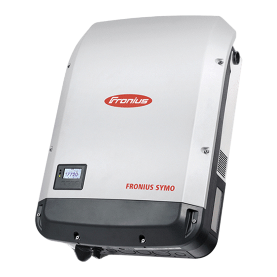 Fronius Symo Advanced 10.0-3 208-240 Instrucciones De Instalación