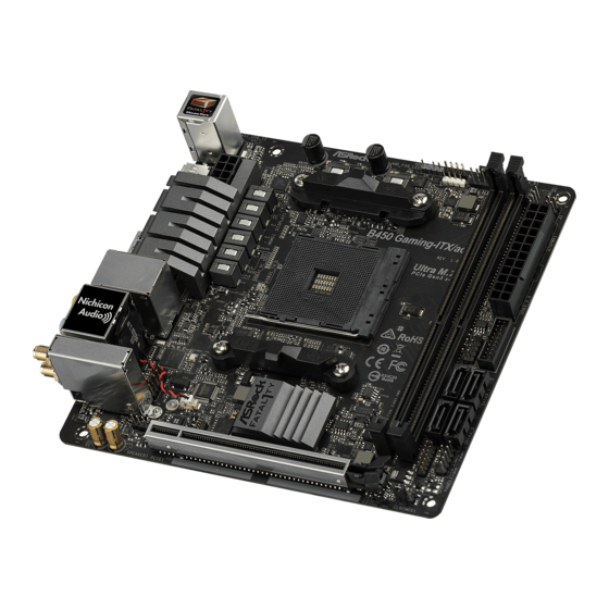 ASROCK Fatal1ty B450 Manual Del Usuario