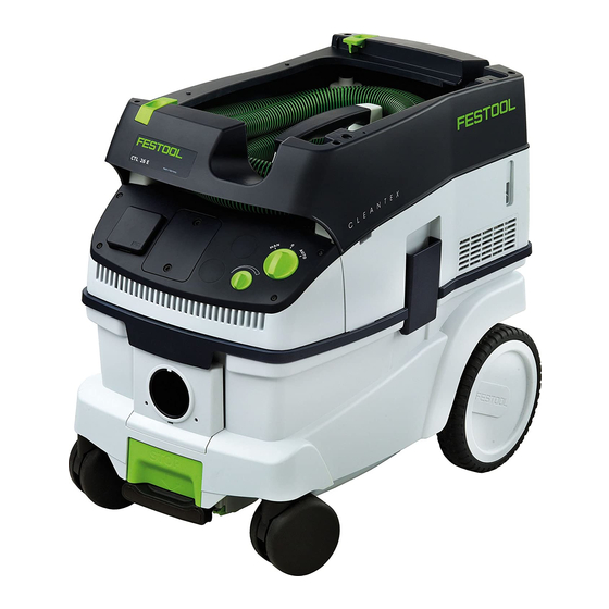 Festool CLEANTEX CTL 26 E Manual De Instrucciones Original/Lista De Piezas De Repuesto