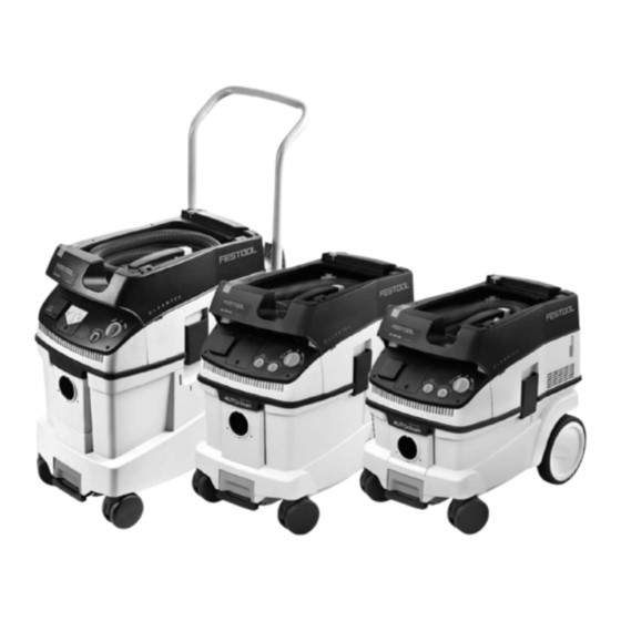 Festool CLEANTEX CTL 26 E Manual De Instrucciones Original/Lista De Piezas De Repuesto