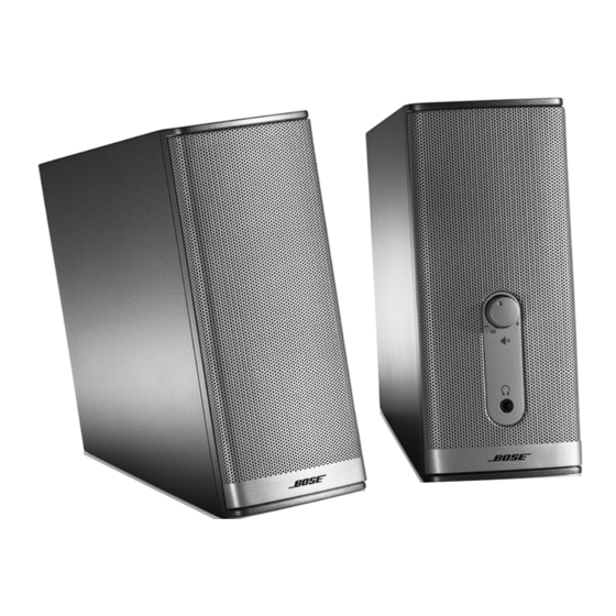 Bose COMPANION 2 Serie Guia Del Usuario
