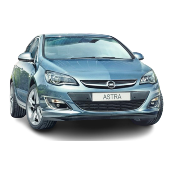 Opel ASTRA Manual Del Usuario
