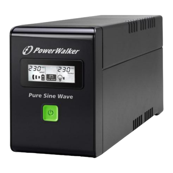 PowerWalker VI 600 SW Guia De Inicio Rapido