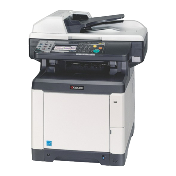 Kyocera ECOSYS M6026cidn Guía De Instalación Rápida