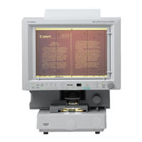 Canon Microfilm Scanner 800 II Manual De Instrucciones