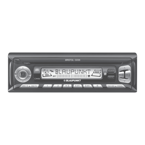 Blaupunkt Bristol CD35 Instrucciones De Manejo