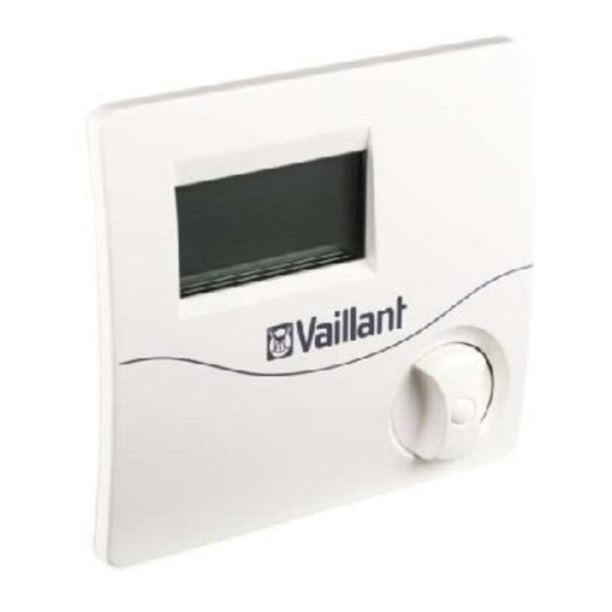 Vaillant VRT 50 Manual De Uso E Instalación