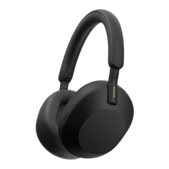 Sony WH-1000XM5 Guia De Ayuda