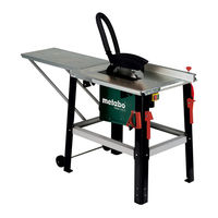 Metabo TKHS 315 C Manual De Instrucciones Original