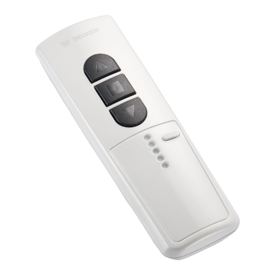 Becker Centronic EasyControl EC5410-II Instrucciones De Montaje Y De Servicio