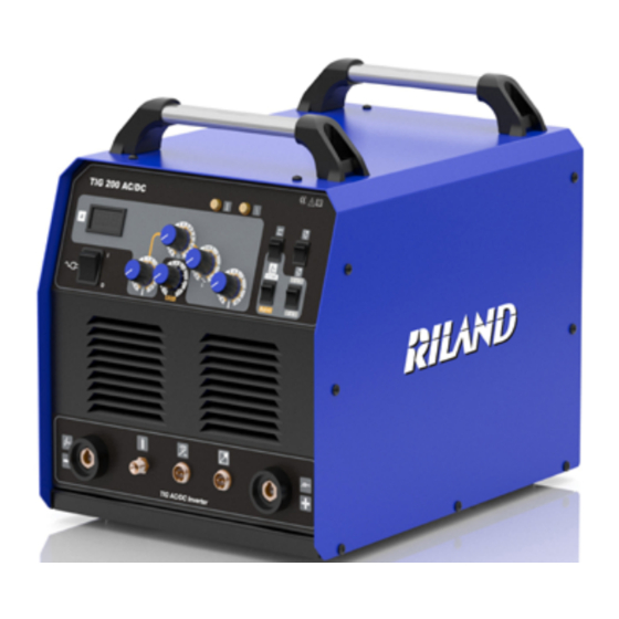 Riland TIG 200 AC DC Manual De Uso