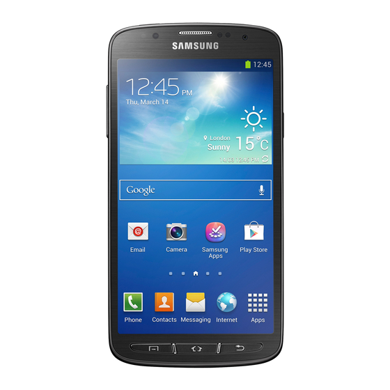 Samsung Galaxy S4 Active Manual Del Usuario