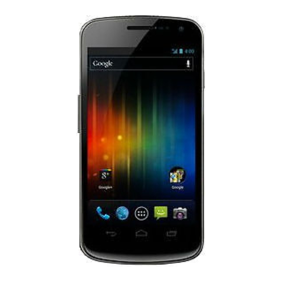 Samsung Galaxy Nexus Guia Del Usuario