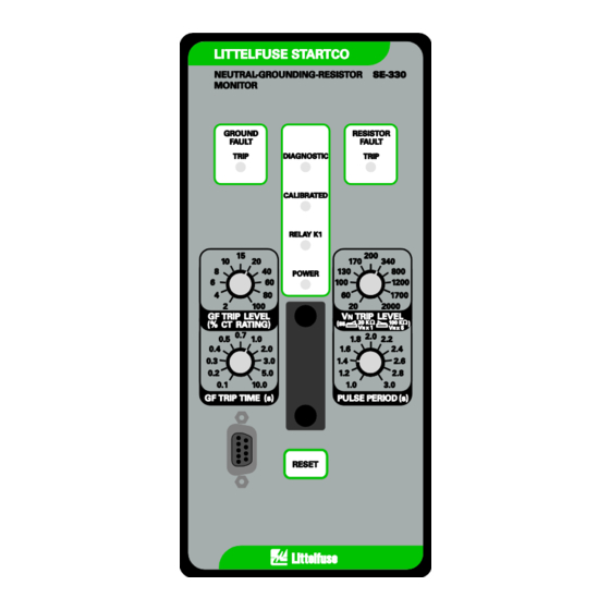 Littelfuse Startco SE-330 Manual Del Usuario