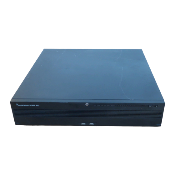 Interlogix TruVision NVR 20 Guia De Inicio Rapido