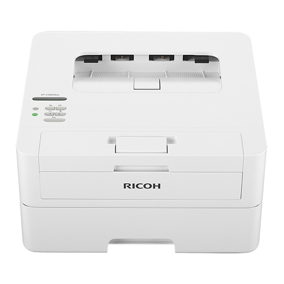 Ricoh SP 230DNW Guía De Usuario