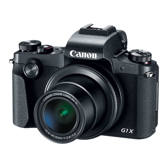 Canon PowerShot G1 X Mark III Guia Del Usuario