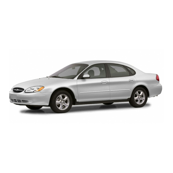 Ford Taurus 2003 Manual Del Usuario