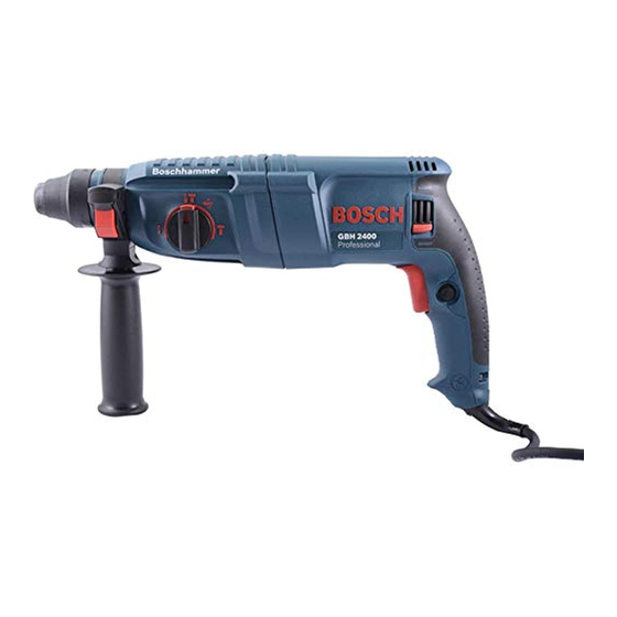 Bosch Professional GBH 2400 Manual De Instrucciones