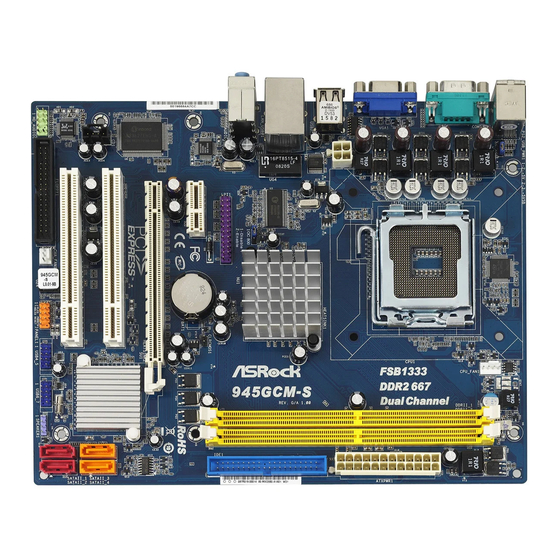 ASROCK 945GCM-S Manual Del Usuario