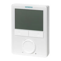 Siemens RDG110 Instrucciones De Manejo