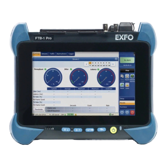 EXFO FTB-1v2 Guía De Referencia Rápida