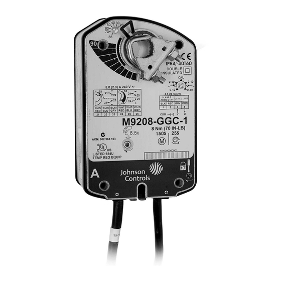 Johnson Controls M9208-GG Serie Guia De Instalacion