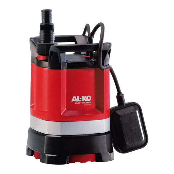 AL-KO SUB 10000 DS Manual De Instrucciones