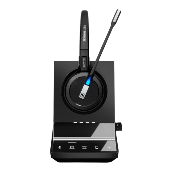 Sennheiser SDW 5000 Serie Guia Del Usuario