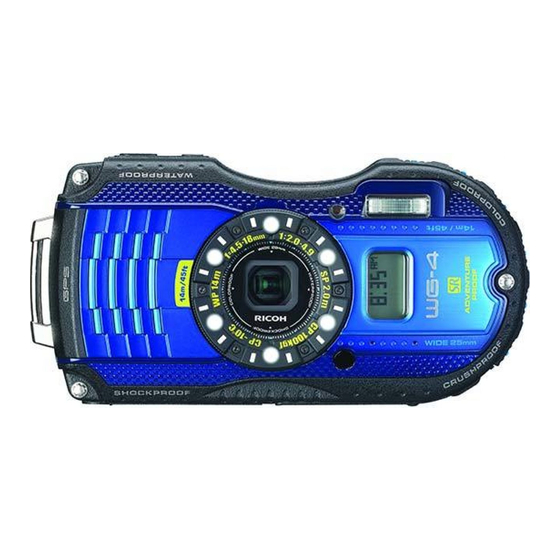 Ricoh WG-4 GPS Manual De Instrucciones