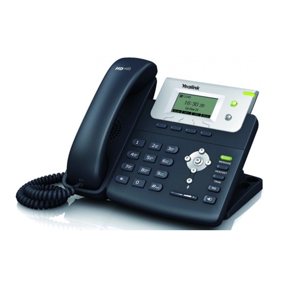 Yealink SIP-T21P Guía Rápida De Uso