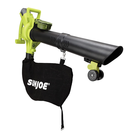 sunjoe iONBV Manual Del Operador