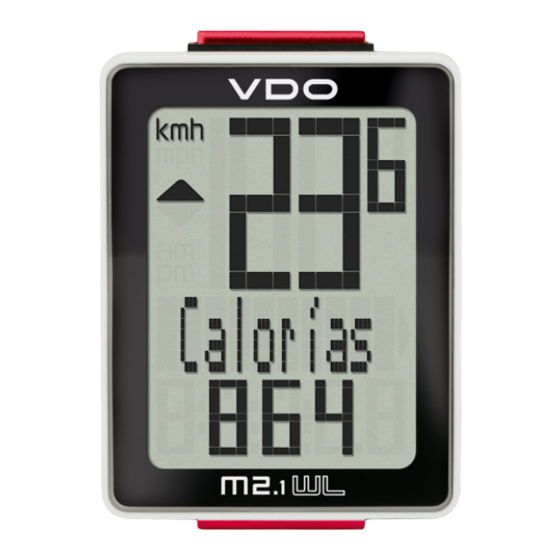 VDO Cyclecomputing M2.1 WL Manual De Instrucciones