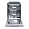 Midea MDT24H3AST - Manual del lavavajillas empotrable de 24"