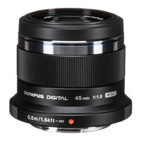 Olympus M.ZUIKO DIGITAL 45mm f1.8 Manual De Instrucciones