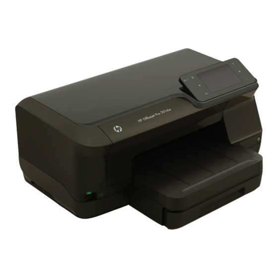 HP Officejet Pro 251dw Guia Del Usuario