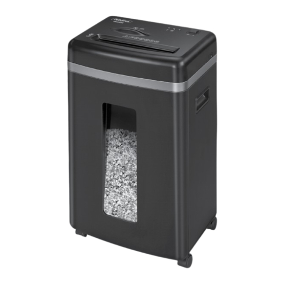 Fellowes POWERSHRED 450M Manual De Instrucciones