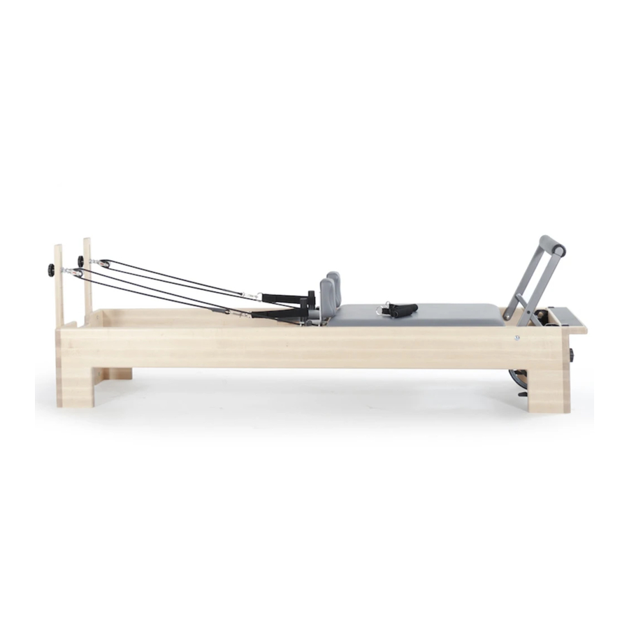 Balanced Body Studio Reformer Manual Del Usuario