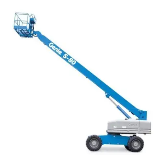 Terex Genie S-80 XC Manual Del Operario