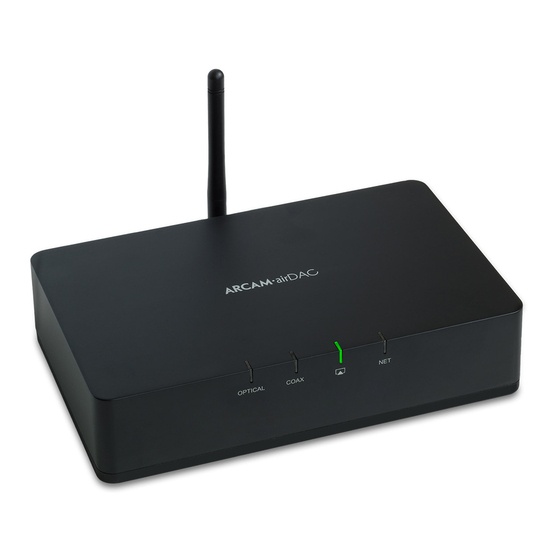 Arcam airDAC Manuales