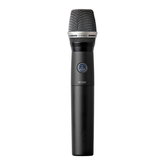 AKG HT 4500 Modo De Empleo