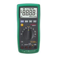 Mastech MS8217 Guia De Inicio Rapido