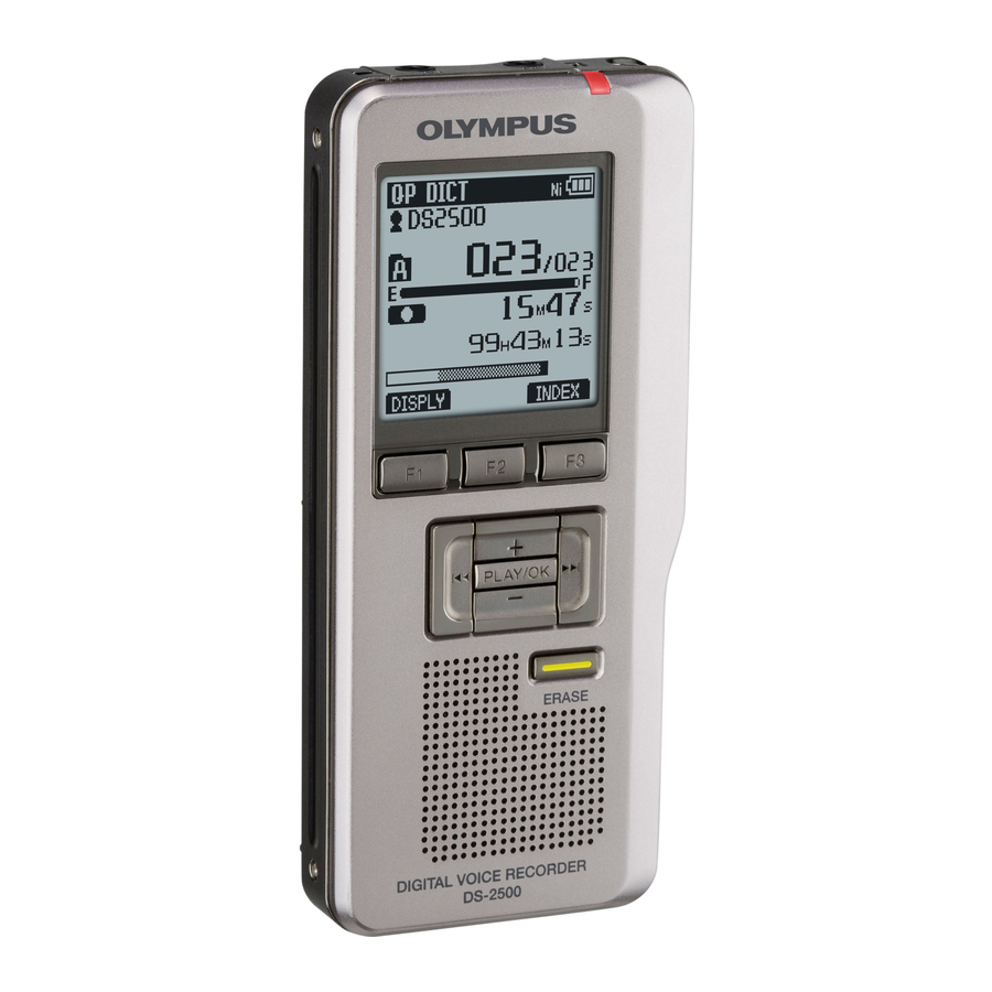 Olympus DS-2500 Instrucciones