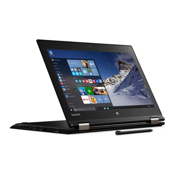Lenovo ThinkPad Yoga 260 Guia Del Usuario