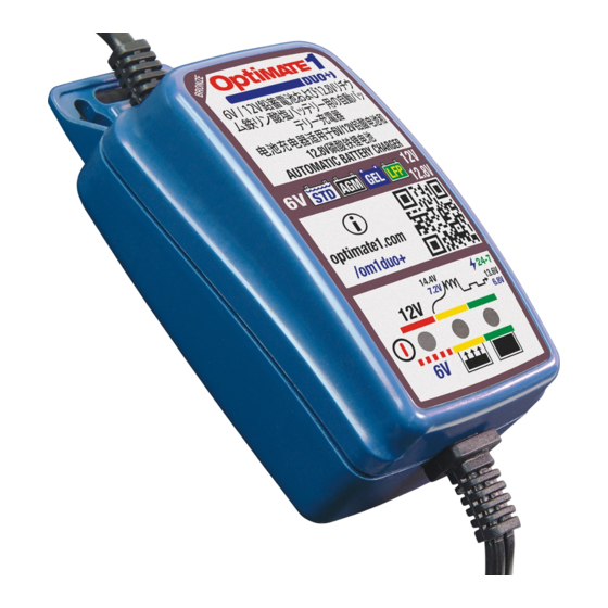 TecMate Optimate1 DUO+ TM407a Manual De Instrucciones
