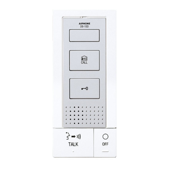 Aiphone DB-1SD Manual De Empleo
