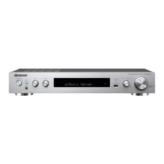 Pioneer SX-S30DAB Manual De Instrucciones