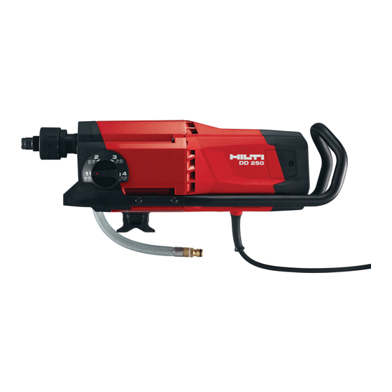 Hilti DD 250 Manual De Usuario